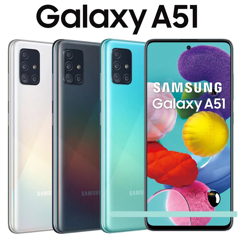 Samsung Galaxy A51 A515U - 6.5" Super AMOLED Display, 48MP Quad Camera, Exynos 9611, Fast Charging