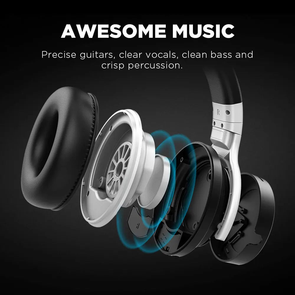 Professional Active Noise Cancelling Bluetooth Headphones