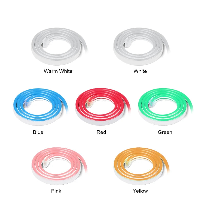 Soft Flexible LED Neon Rope Lights - Smart Voice-Controlled and Waterproof