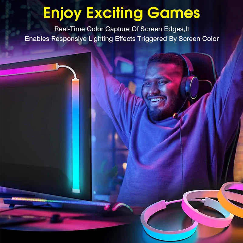 Smart LED Light Strip for PC – Real-Time Synchronized Ambient Lighting