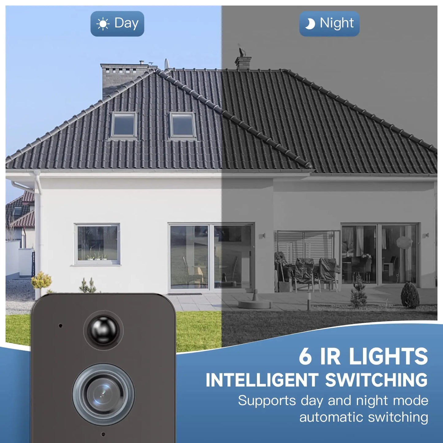 HD Video Doorbell Wireless with Night Vision and Two-Way Talk