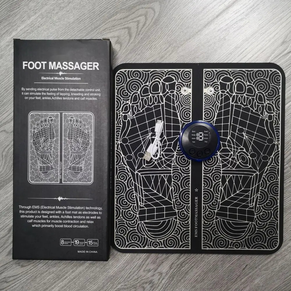 USB Rechargeable Foot Massage Pad - Portable, Versatile, and Easy to Use