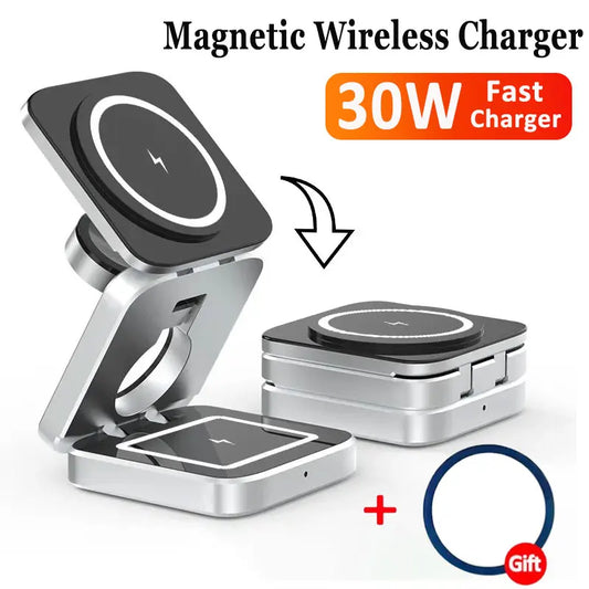 3-in-1 Wireless Charging Station for Apple Devices