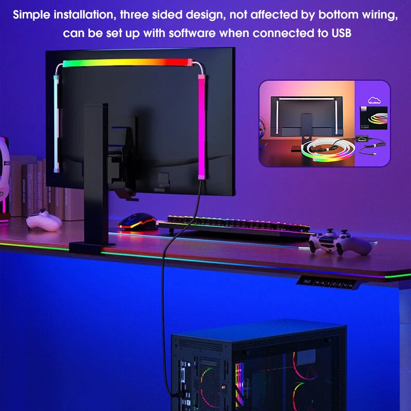 Smart LED Light Strip for PC – Real-Time Synchronized Ambient Lighting