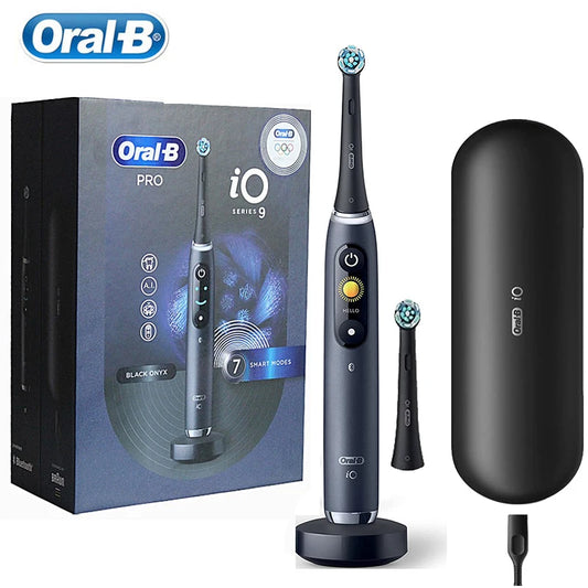 Oral B iO Series 9 3D Smart Electric Toothbrush with AI Tracking and Travel Case