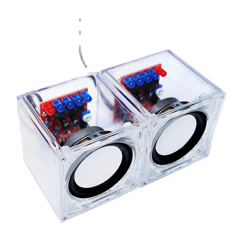 DIY Transparent Electronic Speaker Kit - Skill Welding Training Accessories