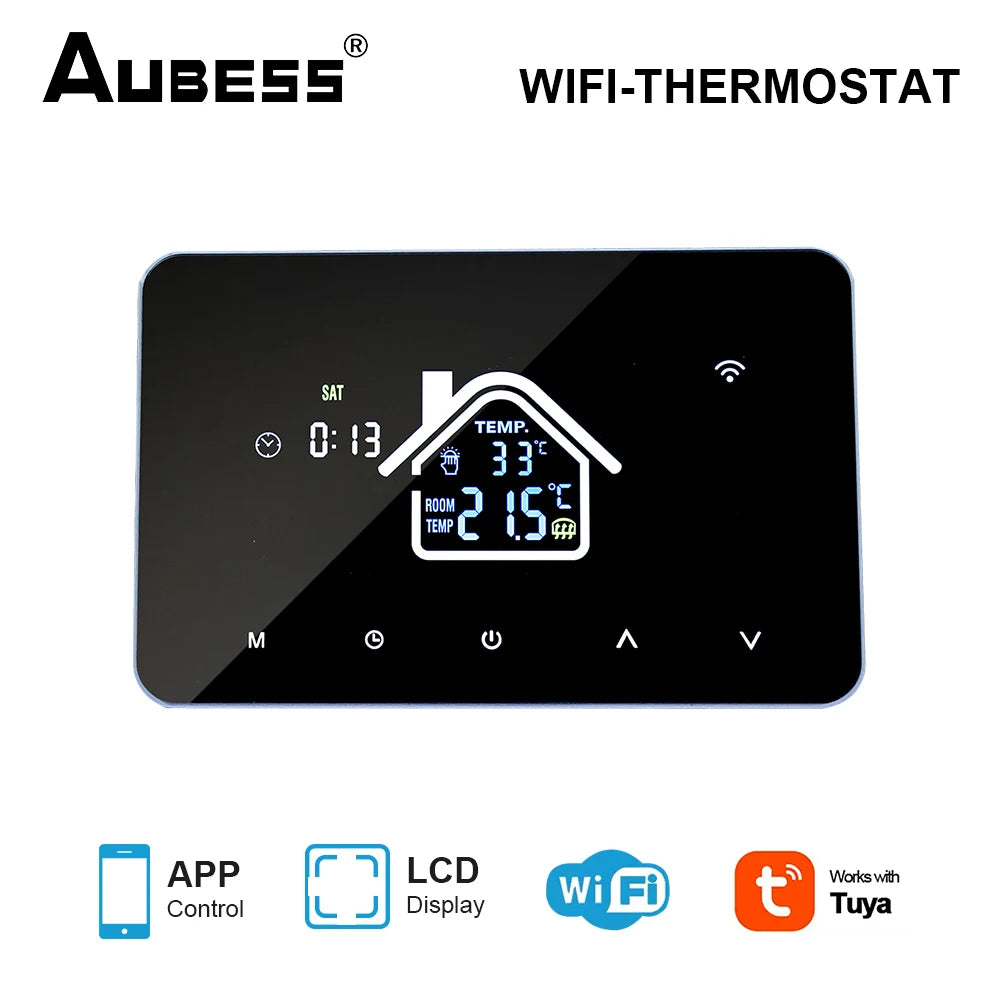 3A/16A Tuya WiFi Smart Thermostat - Electric Floor Heating Water/Gas Boiler Temperature Remote Controller For Home, Alexa