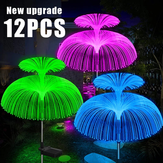 Solar Flower Lights - 7 Color Changing Waterproof Outdoor Garden Lights