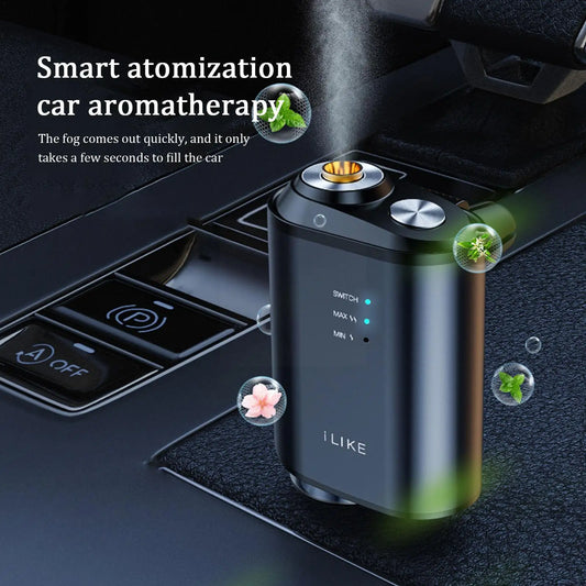 Car Air Vent Humidifier with Essential Oil Perfume - Ultrasonic Atomization