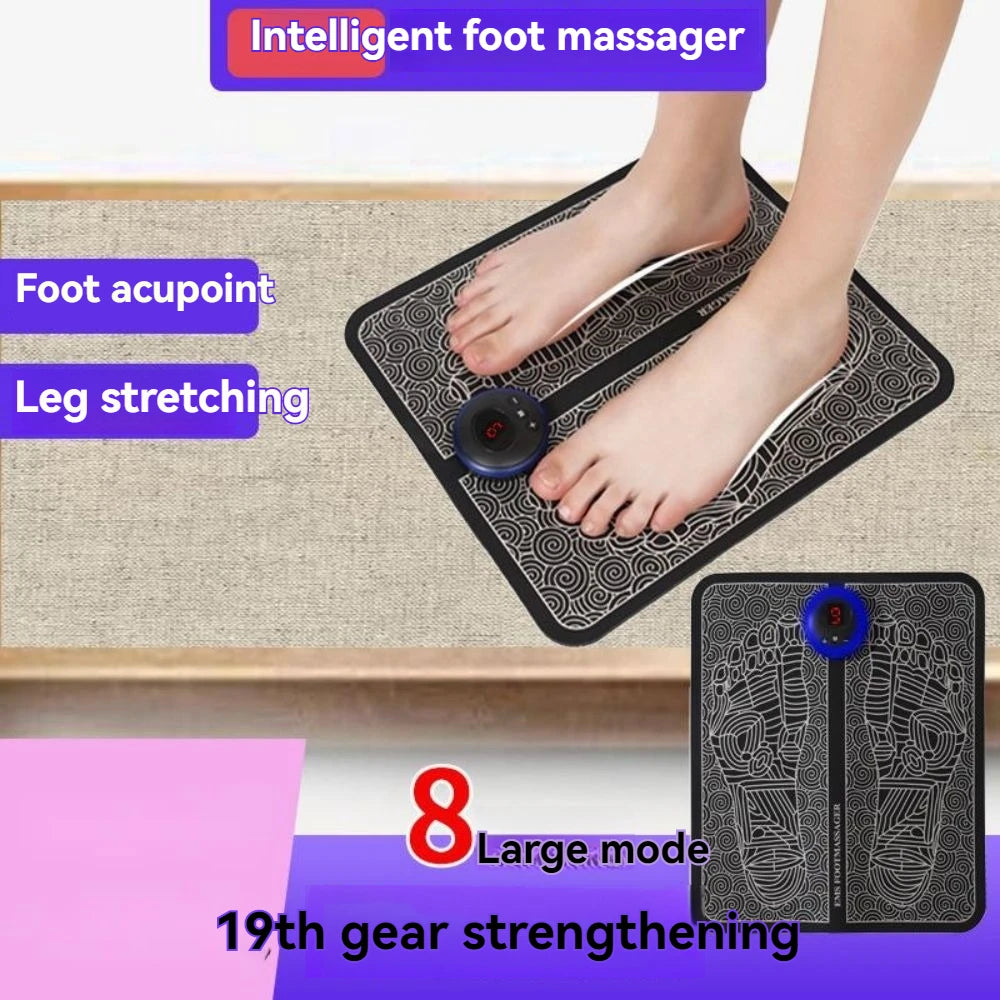 USB Rechargeable Foot Massage Pad - Portable, Versatile, and Easy to Use