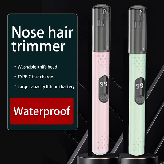 Electric Nose Hair Trimmer - USB Rechargeable, Multifunctional Grooming Tool for Men and Women