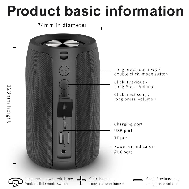 ZEALOT S32 Bluetooth Speaker