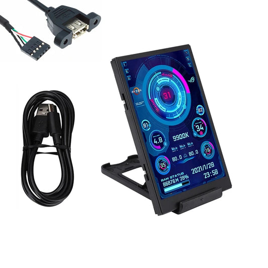 5 Inch USB Display Monitor for PC Case – High-Resolution Mini Screen